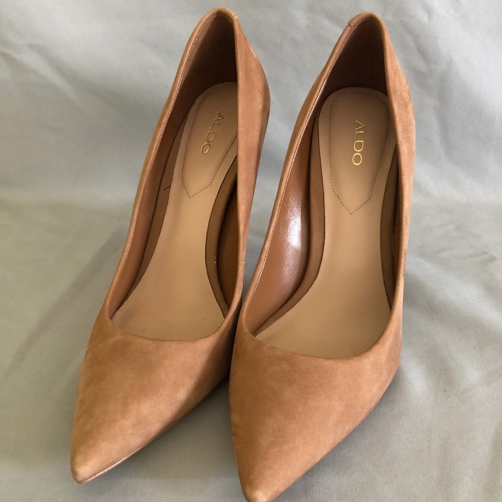 Aldo Suede Lala Pointed Toe Pump